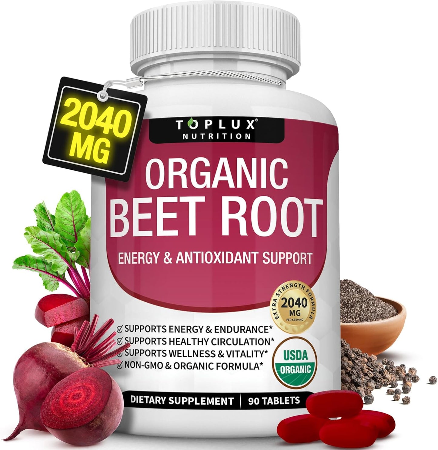 ORGANIC BEETROOT -APOYA LA CIRCULACION Y FLUJO SANGUÍNEO