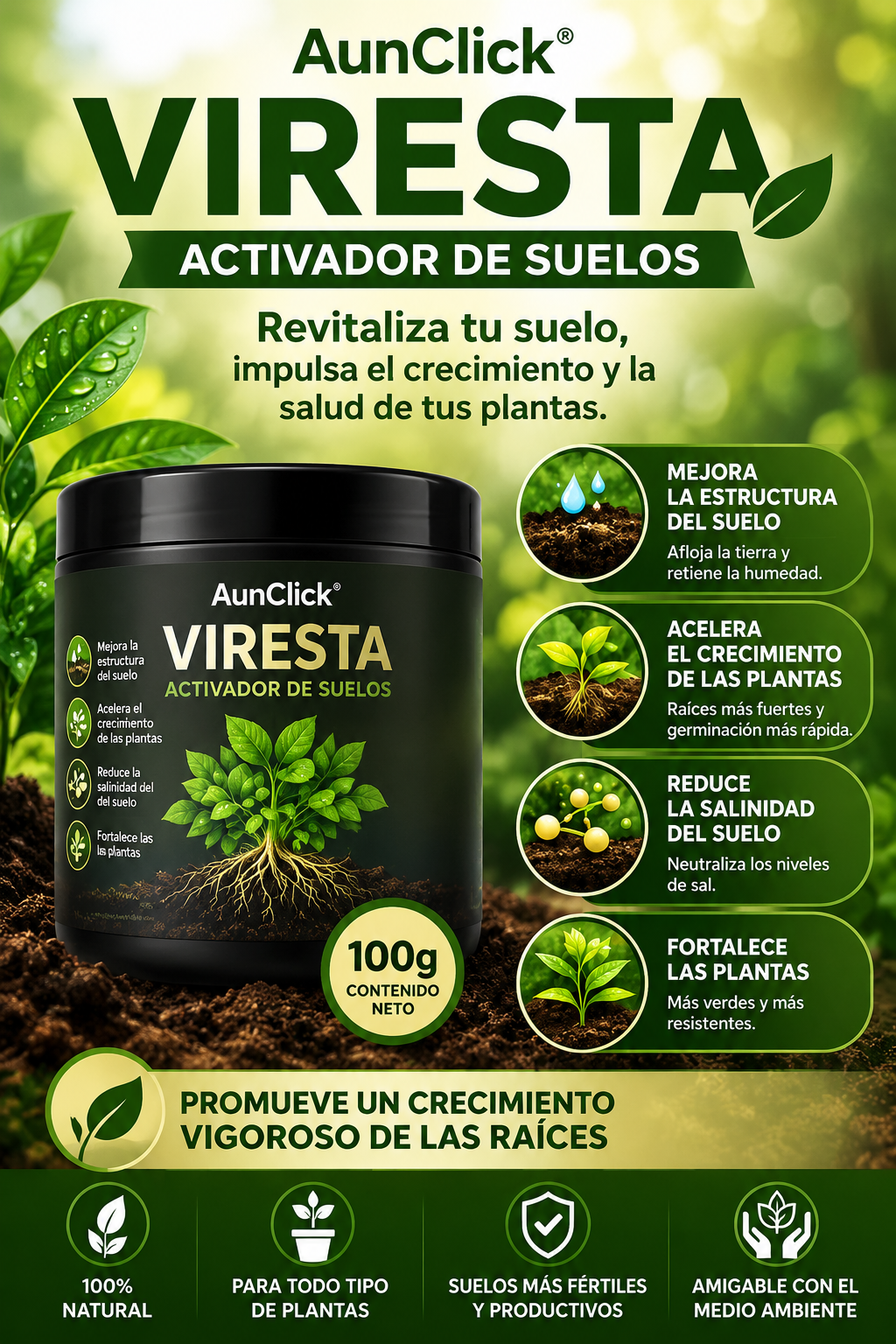 ACTIVADOR DE SUELO-ACELERA EL CRECIMIENTO