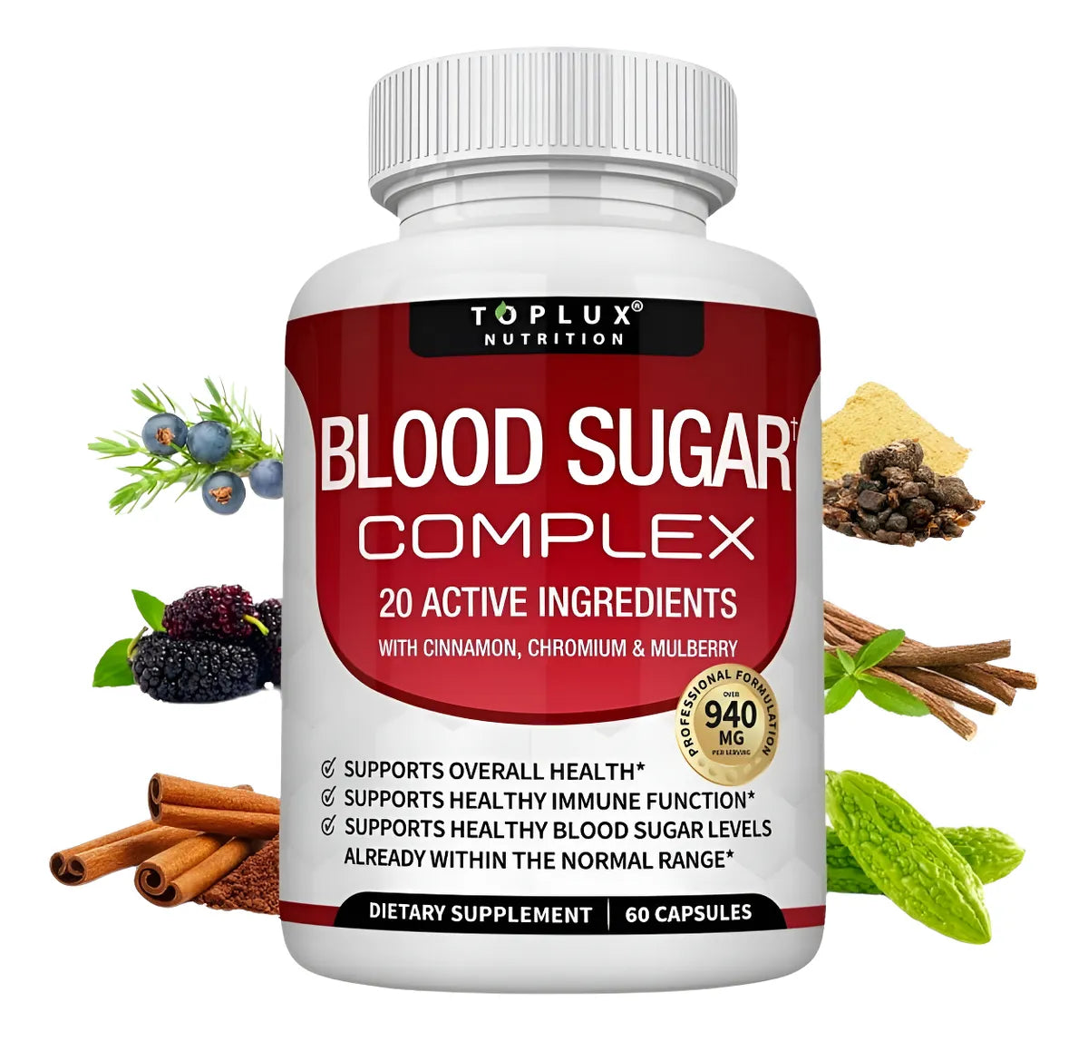 BLOOD SUGAR COMPLEX-REGULA LOS NIVELES DE AZUCAR EN LA SANGRE