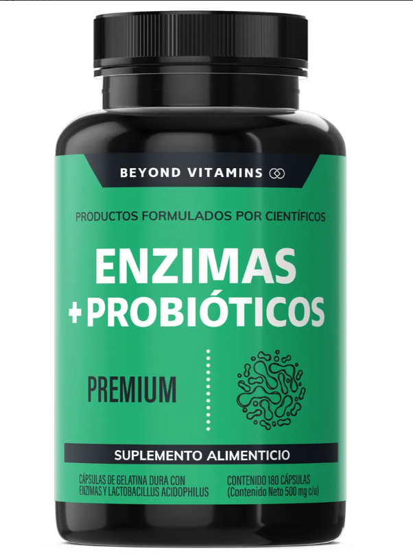 B-ENZIMAS (60CAP)-REDUCE LA INFLAMACION