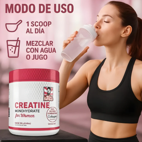Creatina Monohidratada-levanta pompis