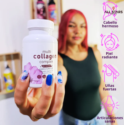 MULTI COLLAGEN (90 CAP)-FORTALECE TU CABELLO, UÑAS Y PIEL