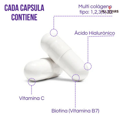 MULTI COLLAGEN (90 CAP)-FORTALECE TU CABELLO, UÑAS Y PIEL