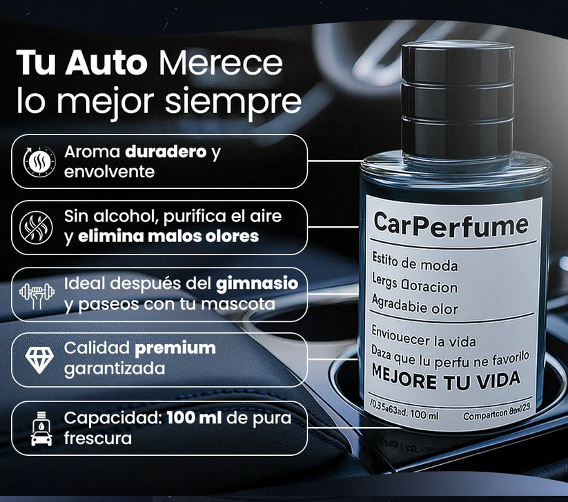 CAR PERFUM PREMIUM - PERFUME QUE ELIMINA LOS MALOS OLORES
