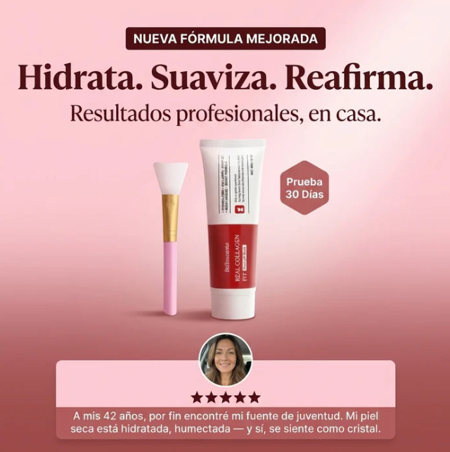 Mascarilla de colageno rejuvenecedora