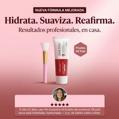 Mascarilla de colageno rejuvenecedora