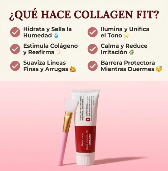 Mascarilla de colageno rejuvenecedora