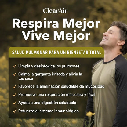 Gotas ClearAir — Limpieza Pulmonar Para Fumadores