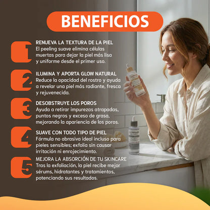 Dr.melaxin Peel Shot Glow- Exfoliante removedor de manchas