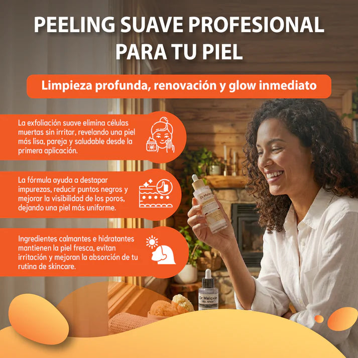 Dr.melaxin Peel Shot Glow- Exfoliante removedor de manchas