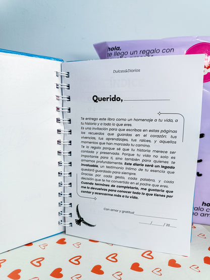 Diario Papá, para recordate para siempre