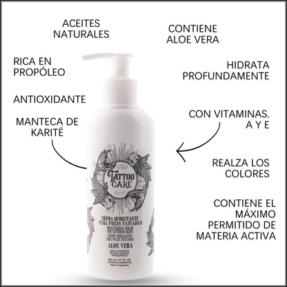 CREMA HUMECTANTE PARA CUIDAR LOS TATUAJES