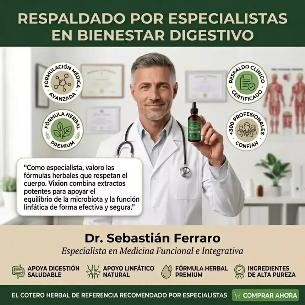 Vixion | Limpieza Digestiva y Antiparasitaria con Efecto de Drenaje Linfático